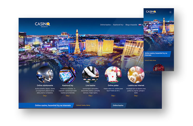 CasinoSearch webdesign